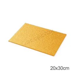 Hojas De Goma Eva Purpurina Oro 20x30cm 5ud