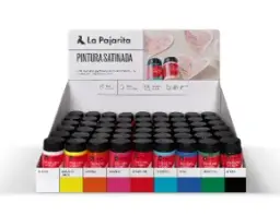 La Pajarita Expositor Sobremesa 35ml 6uds X 9 Colores