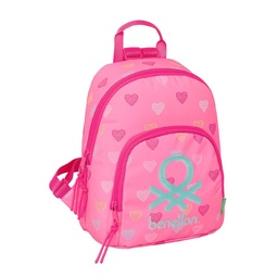 Mini Mochila Benetton "heart"