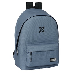 Mochila Doble Para Portátil 15,6"+usb Munich Basicos "gris"