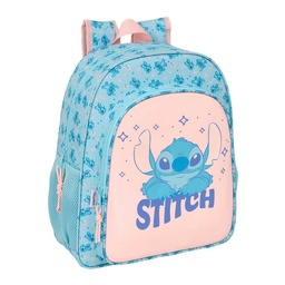 Mochila Junior Adaptable A Carro Stitch "ohana"