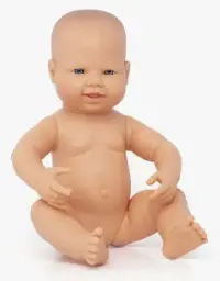 Muñeco Baby Caucasico Niño 40cm