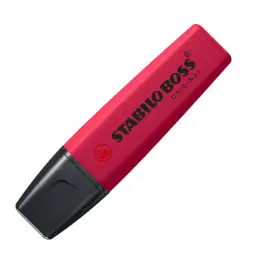 Marcador Fluorescente Stabilo Boss 70 Rojo Borgoña