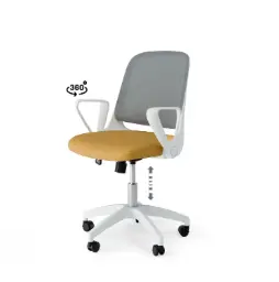 Silla Oficina Siracusa Mostaza- Somcasa