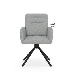 Silla Giratoria Linda Gris Claro - Somcasa