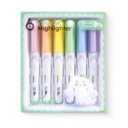 Marcador Fluorescente Pancho&friends Lola Pastel 6 Uds Raylu