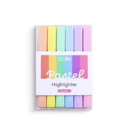 Marcador Fluorescente Highlight Pastel 6 Uds Raylu
