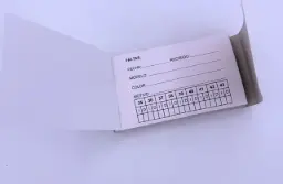 Talonario Triplicado  A 1+0 7x10.5-2 Perforados  Y Grapados Carton Vuelto