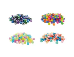 Cuentas Multicolor 9mm 4 Bolsas De 400ud.1600ud