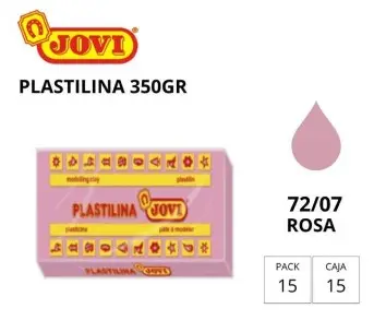 [649736] PLASTILINA JOVI GRANDE 72 ROSA 350G