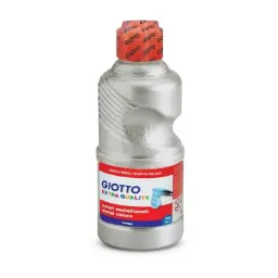 Tempera Giotto Purpurina 250ml Plata
