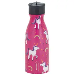 Botella Sport Kid Unicornios Rosas 350ml - Sportandem