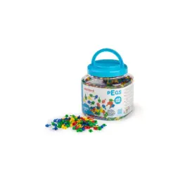 Juego Pegs Primary Colors 2600 Piezas