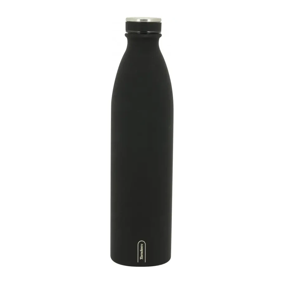 Botella Termica Color Negro 1000ml - Sportandem