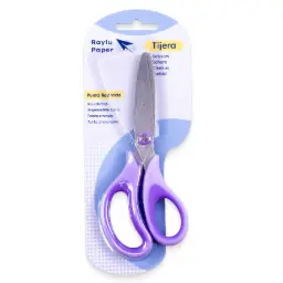Tijera Ergo Cut 14 Cm Raylu Lila