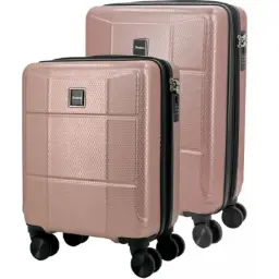Set Maleta Expandible Palma Rosa Cabina 16 Y 20 - Sportandem
