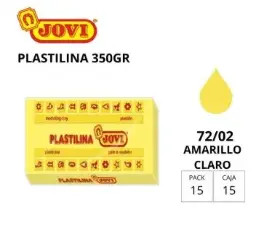 Plastilina Jovi Grande 72 Amarillo Claro 350 G