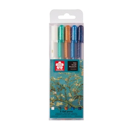 Bolígrafo Sakura Gelly Roll Van Gogh · Set 5 Uds