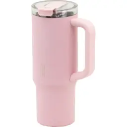 Taza Termica Rosa 1000ml - Sportandem
