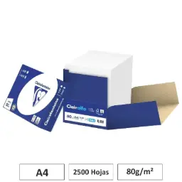 Papel A4 Clairalfa 80g Caja De 2500 Hojas