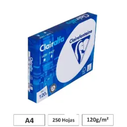 Papel A4 120gr Blanco 250 Hojas Clairefontaine