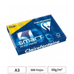 Papel Clairalfa Blanco A3 500 Hojas 60g Clairefontaine