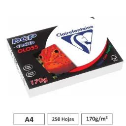 Papel Blanco A4 250 Hojas 170g Clairefontaine