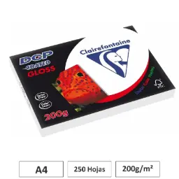 Papel Blanco A4 250 Hojas 200g Clairefontaine