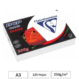 Papel Blanco A3 125 Hojas 250g Clairefontaine