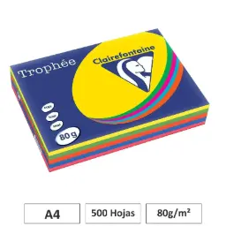 Papel Multicolor Vivo A4 80g 500 Hojas