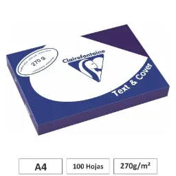 Cartulina Azul Real A4 100 Hojas 270g Clairefontaine