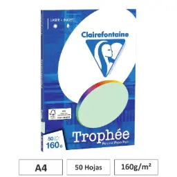 Papel Verde A4 160g 50 Hojas