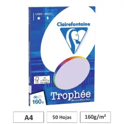 Papel Lila A4 160g 50 Hojas