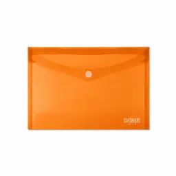 Sobre Portadocumentos Polipropileno Con Broche A5 Naranja