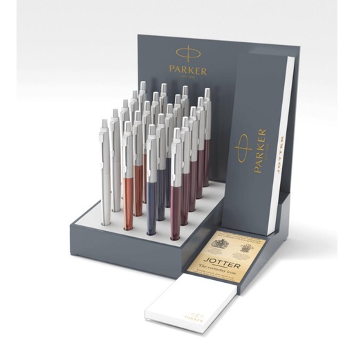 [118709] BOLÍGRAFO PARKER JOTTER CORE COLORES SURTIDOS EXPOSITOR 20 UDS