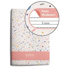 LIBRETA MONTESSORI A5 PAUTA 5mm
