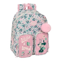 Mochila Infantil Bolsillos Adaptable A Carro Minnie Mouse "minty"