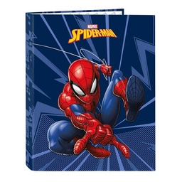 Carpeta Folio 4 Anillas Mixtas Spider-Man
