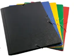 Carpeta Mariola Carton Gofrado Azul Folio
