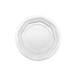 Plato Pp Blanco Llano 10uds Reutilizable