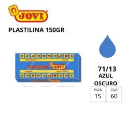 Plastilina Jovi Mediana 71 Azul Oscuro 150g