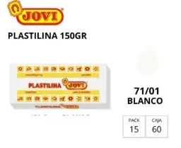 Plastilina Jovi Mediana 71 Blanco 150g