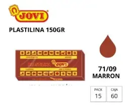 Plastilina Jovi Mediana 71 Marron 150g