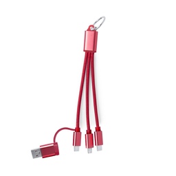 Cable Cargador Frecles (Rojo)