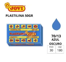 Plastilina Jovi Pequeña 70 Azul Oscuro 50g