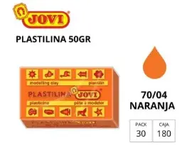 Plastilina Jovi Pequeña 70 Naranja 50g