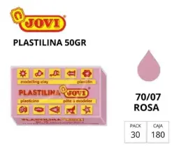 Plastilina Jovi Pequeña 70 Rosa 50g