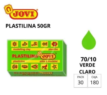 [649724] PLASTILINA JOVI PEQUEÑA 70 VERDE CLARO 50G
