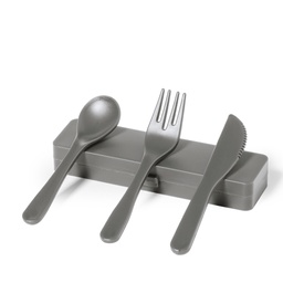 Set Cubiertos Florax (Gris)