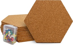 Corcho Hexagonal Autoadhesivo 10uds
